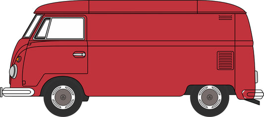 76VWS011 VW T1 Van Ruby Red