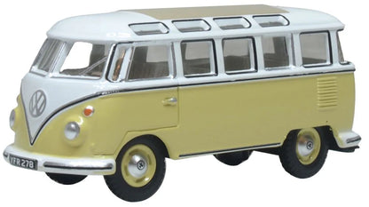 76VWS014 VW T1 Samba Bus Yellow/White