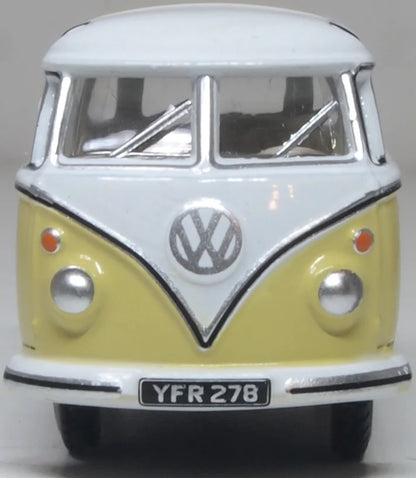 76VWS014 VW T1 Samba Bus Yellow/White