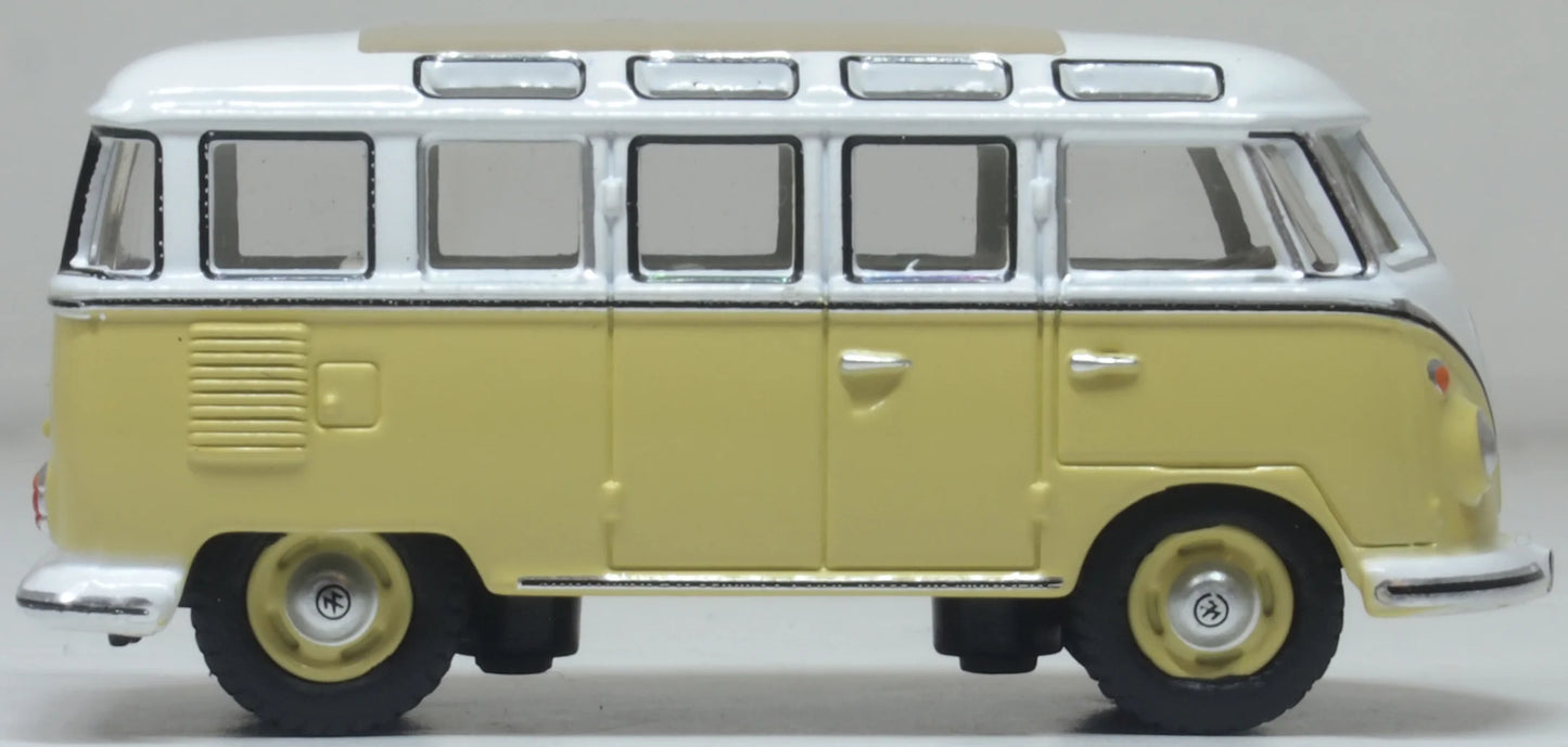 76VWS014 VW T1 Samba Bus Yellow/White