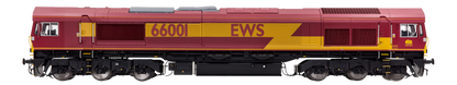 Class 66 66001 EWS Livery Diesel Locomotive - DCC Sound