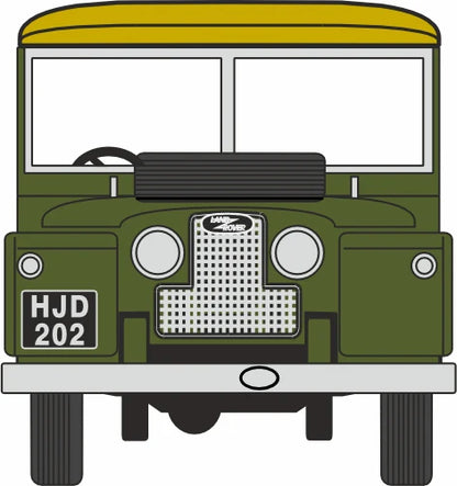 76LAN188009 Land Rover Series I 88" Canvas Bronze Green