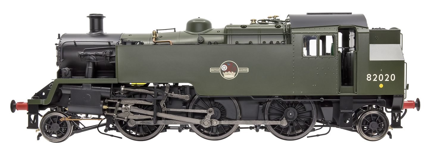 British Railways Standard 3MT 2-6-2T Green Late Crest 82020 - DCC Sound Fitted