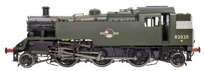 British Railways Standard 3MT 2-6-2T Green Late Crest 82020 - Steam Tank Locomotive