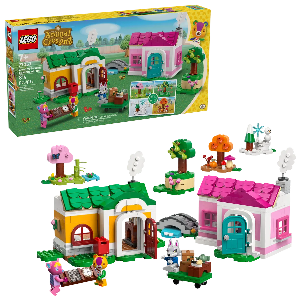 77057 Lego Animal Crossing™ Creative Houses: Seasons of Fun - 77057