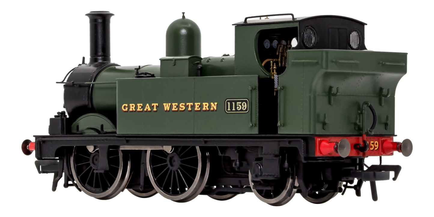GWR 517 Class 0-4-2 1159 G.W. Green 'Great Western' Steam Locomotive - DCC Sound