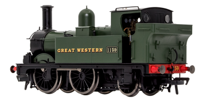 GWR 517 Class 0-4-2 1159 G.W. Green 'Great Western' Steam Locomotive - DCC Sound