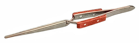 Self Closing Tweezer Straight Insulated Handles - 6.5 inch