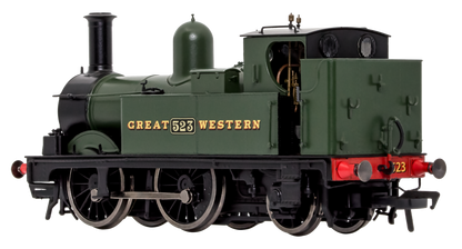 GWR 517 Class 0-4-2 523 G.W. Green 'Great Western' Steam Locomotive - DCC Sound