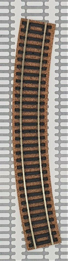 Cork Track Underlay - Single Curve 4th Radius - Pack of 10