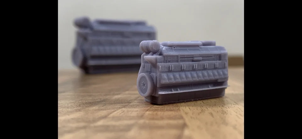 N Gauge Class 60 Engine (Single Pack) - Unpainted Model Kit