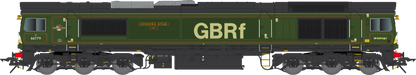 Class 66 779 'Evening Star' GBRF BR Green livery Diesel Locomotive - DCC Sound