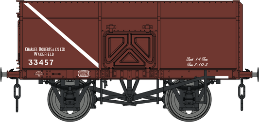 14T Slope Sided Mineral Wagon Bauxite 33457 Charles Roberts & Co.