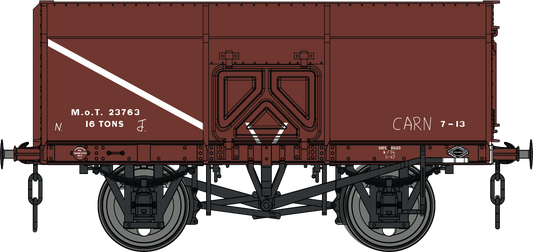 14T Slope Sided Mineral Wagon Bauxite MOT 23763