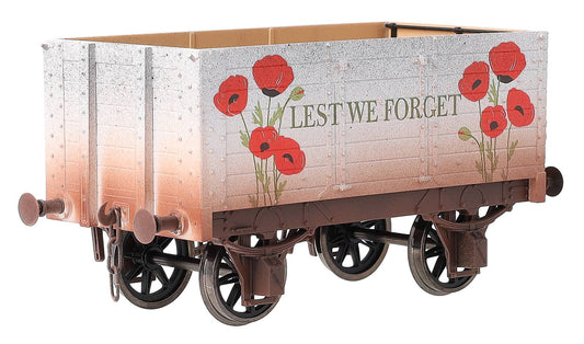 7F-073-038 Plank 9' Wheelbase Lest We Forget Poppy - Weathered