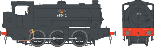 J94 Austerity BR Black Late Crest 68012 0-6-0 locomotive