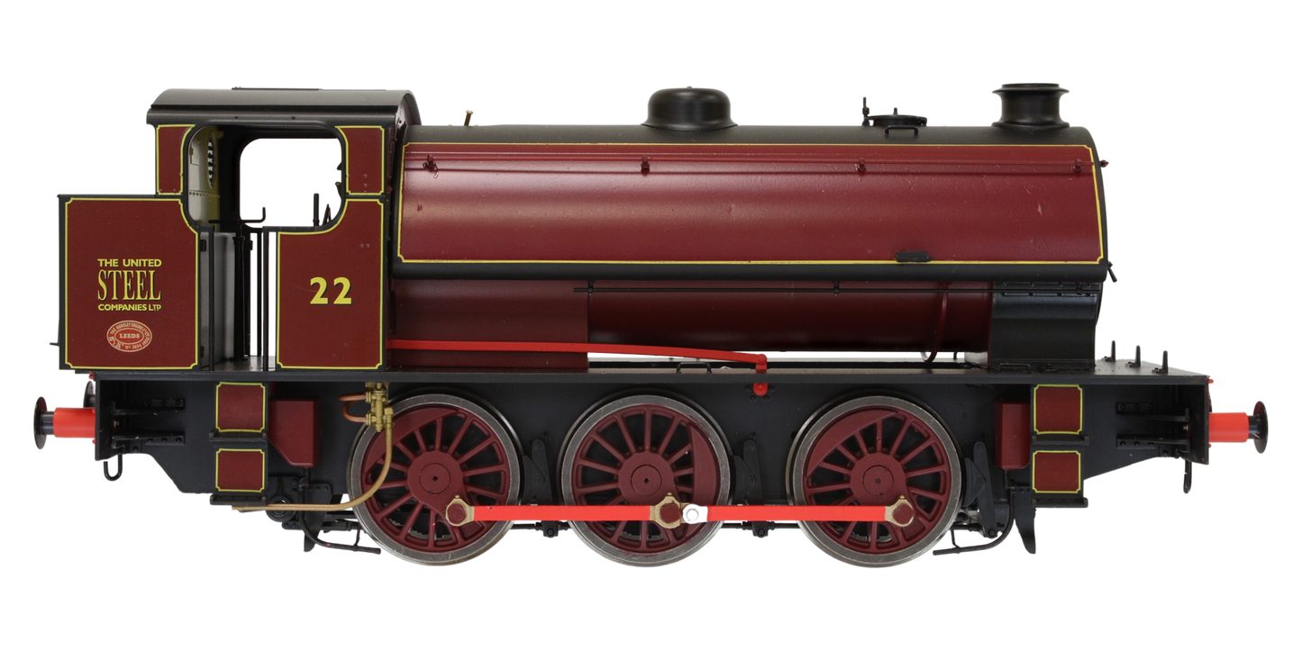 J94 Austerity United Steel Lined Red No 22 0-6-0 locomotive