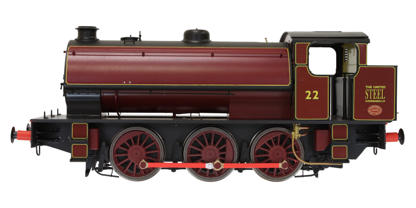 J94 Austerity United Steel Lined Red No 22 0-6-0 locomotive