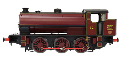 J94 Austerity United Steel Lined Red No 22 0-6-0 locomotive