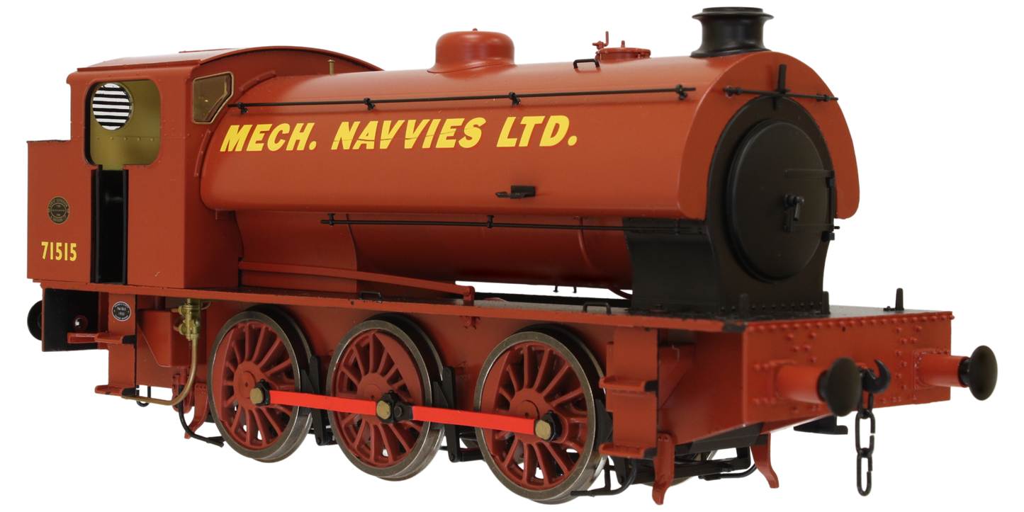 J94 Austerity Mech Navvies Red 71515 0-6-0 locomotive