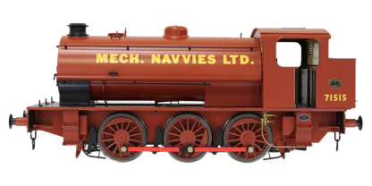 J94 Austerity Mech Navvies Red 71515 0-6-0 locomotive