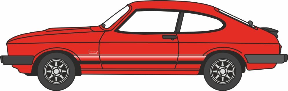 120CAP004 Ford Capri Mk3 Capri Sebring Red