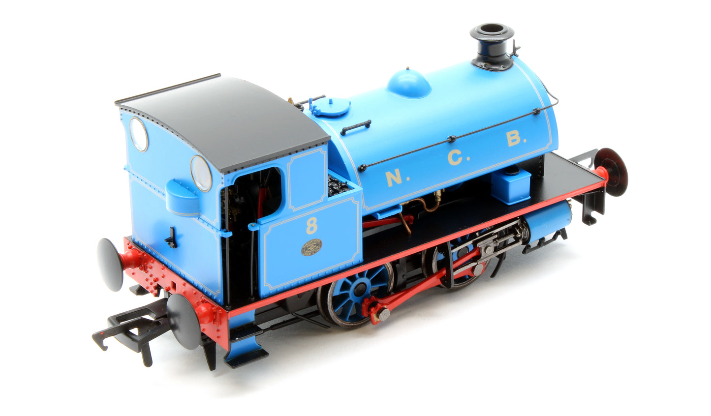 Hawthorn Leslie 0-4-0 Blue Lined Straw NCB - Steam Tank Locomotive - DCC Sound Fitted