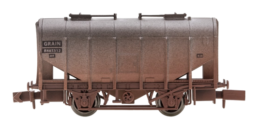 Bulk Grain Hopper BR Livery No.585312 - Weathered