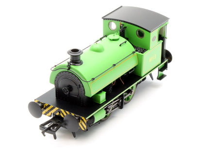 Hawthorn Leslie 0-4-0 Yellow Chevrons  Newcastle Electric Supply 13 - Steam Tank Locomotive - DCC Sound Fitted