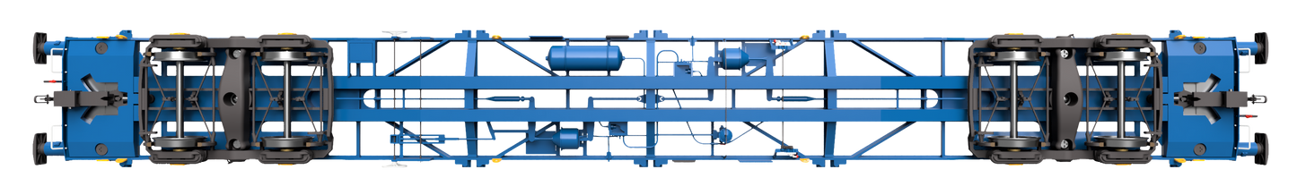 KFA 93318 Refurbished Blue Sides On Body Black VNH-1 Bogies