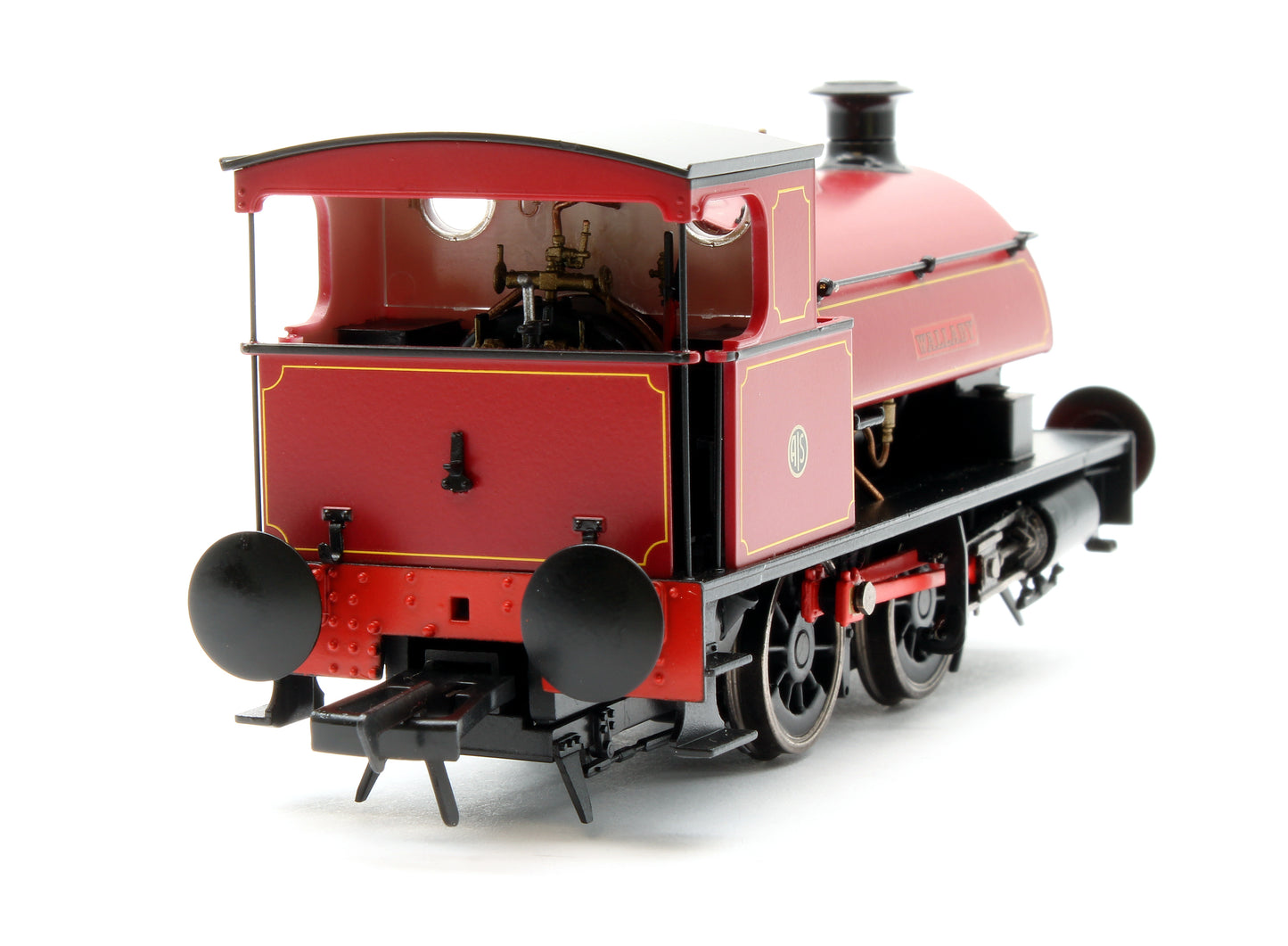 Hawthorn Leslie 0-4-0 Lined Maroon `Wallaby' Australian Iron & Steel Co - Steam Tank Locomotive - DCC Sound Fitted