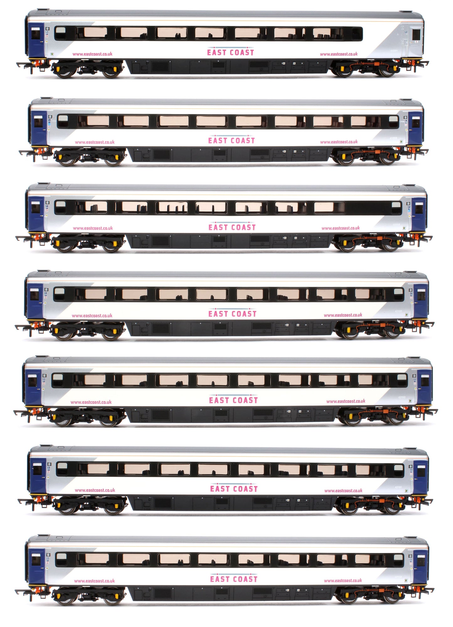 Set of 7 Mk3 Est Coast Coaches