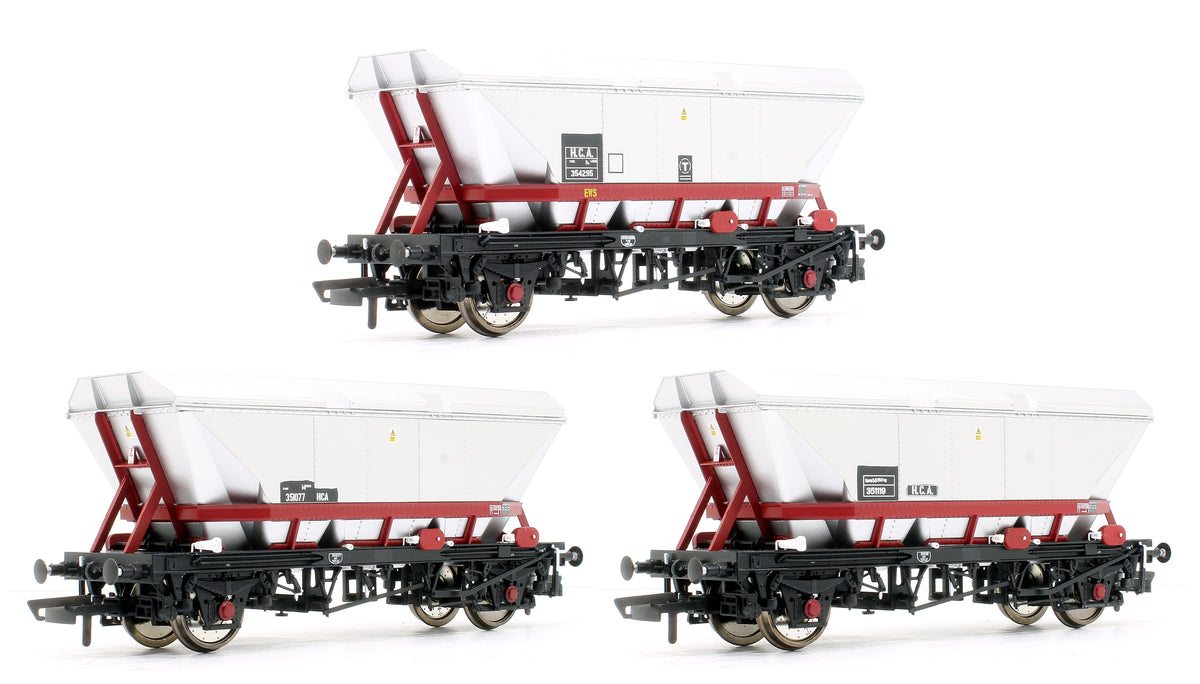Pre-Owned Set of 3 HCA MGR Hopper Wagons - EWS Livery - Pack 2
