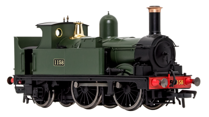 GWR 517 Class 0-4-2 1158 G.W. Green Steam Locomotive - DCC Fitted