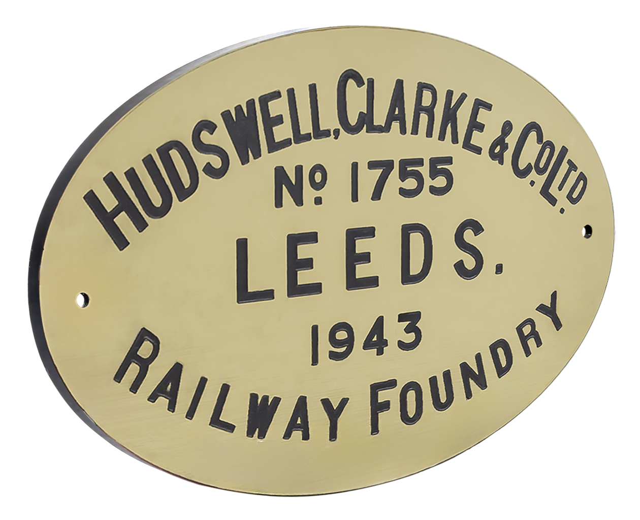 Hudswell, Clarke Worksplate Full Size Replica - 1755 LNER 8006