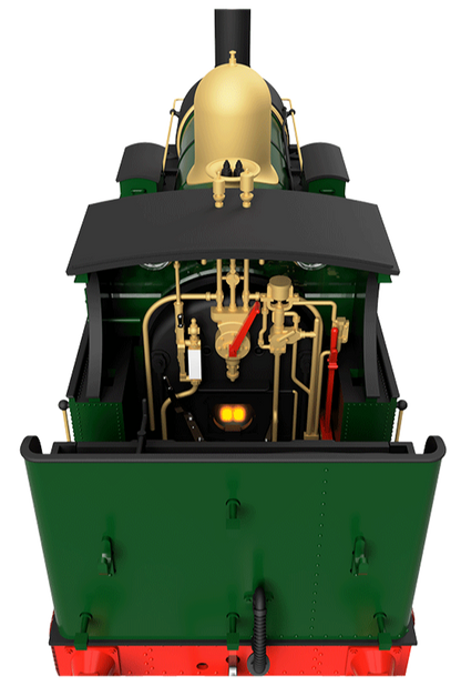 GWR 517 Class 0-4-2 1158 G.W. Green Steam Locomotive - DCC Sound