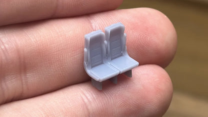 OO Gauge Coach Seating (Pack of 10) - Unpainted
