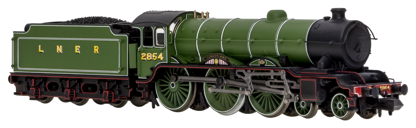 B17 'Sunderland' 2854 LNER Apple Green - DCC Fitted