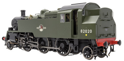 British Railways Standard 3MT 2-6-2T Green Late Crest 82020 - Steam Tank Locomotive - DCC Fitted