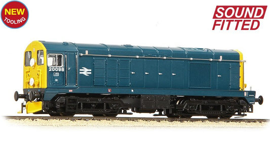 371-032CSF Class 20/0 Disc Headcode & Tablet Catcher Recess 20098 BR Blue Diesel Locomotive - DCC Sound