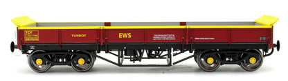 Pre-Owned 7F-043-002 Turbot Bogie Ballast Wagon EWS Maroon DB978396