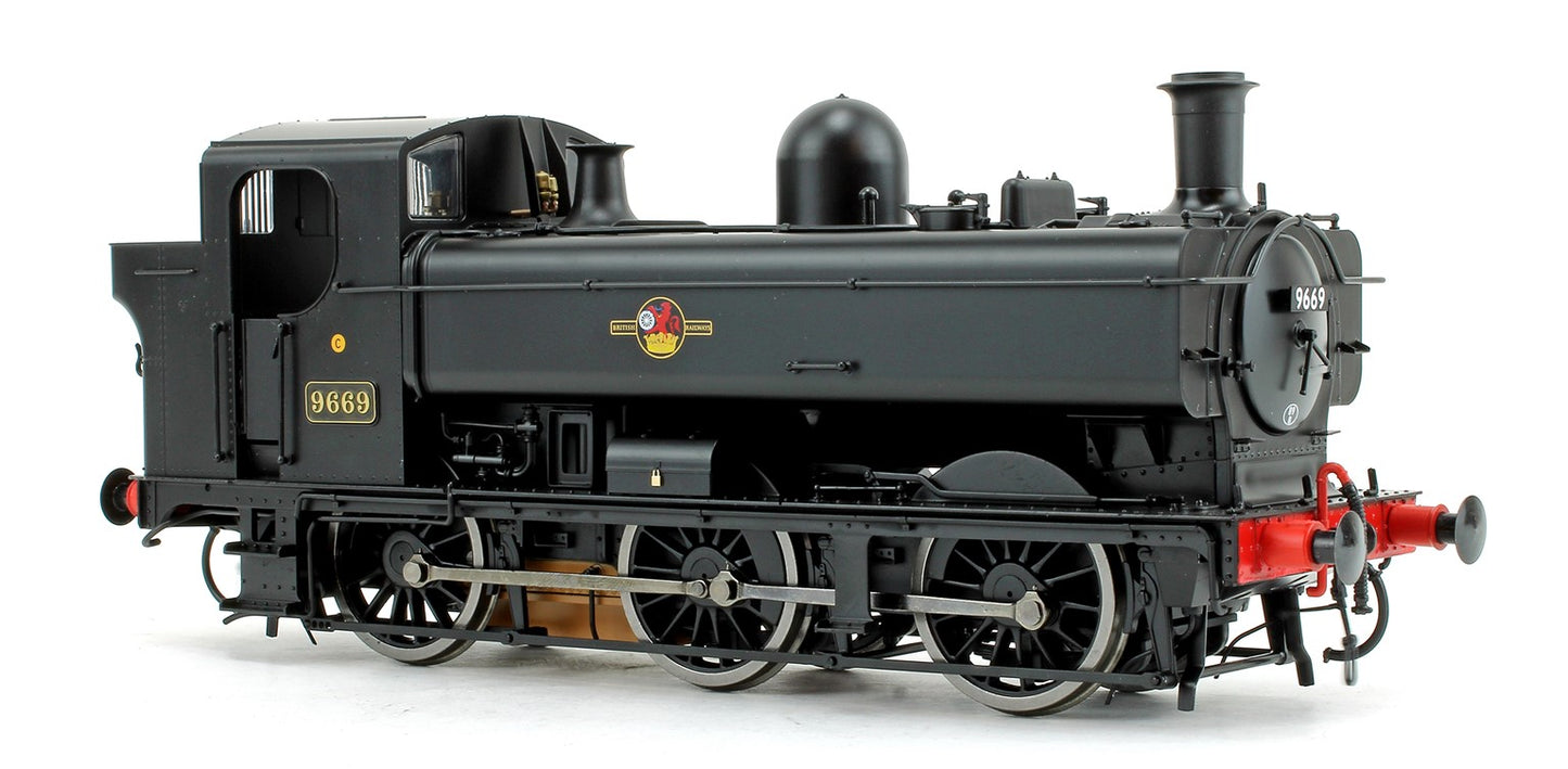 Class 57xx Pannier 9669 BR Black Late Crest