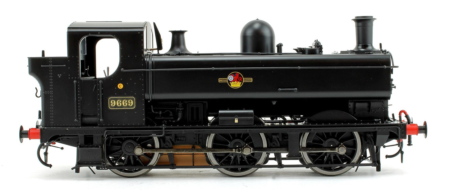 Class 57xx Pannier 9669 BR Black Late Crest