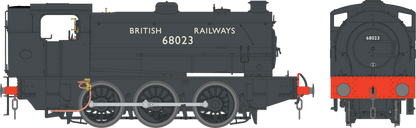 J94 Austerity BR Black British Railways 68023 0-6-0 locomotive - DCC Sound