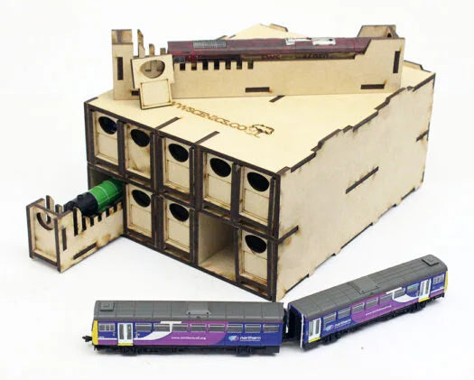 TT:120/OO9 Loco Storage Box - 10 Drawers