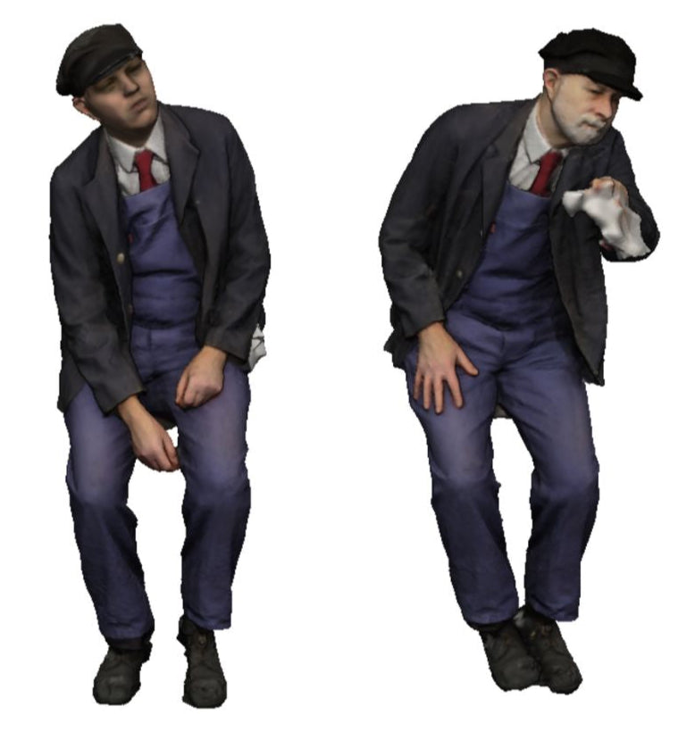 1:76 Scale Exclusive Black Label LNER A4 Crew - Full Colour 3D Print