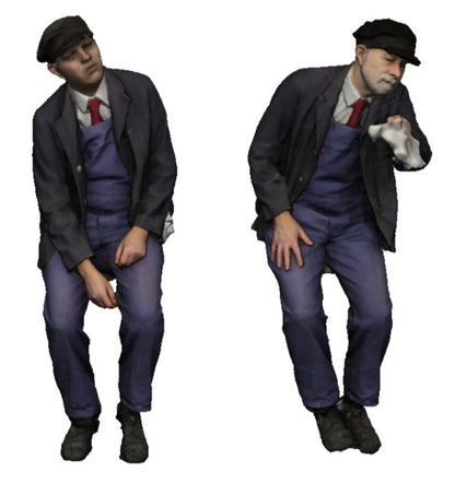 1:76 Scale Exclusive Black Label LNER A4 Crew - Full Colour 3D Print