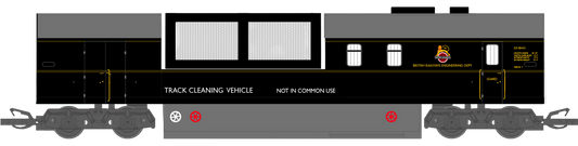 GM3410102 TT:120 Track Cleaning Car British Railways Black