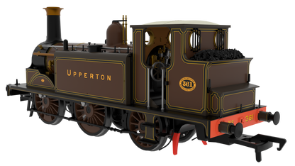 810004 LBSC Class D1 0-6-0T 361 'Upperton' - LBSCR Umber Steam Locomotive