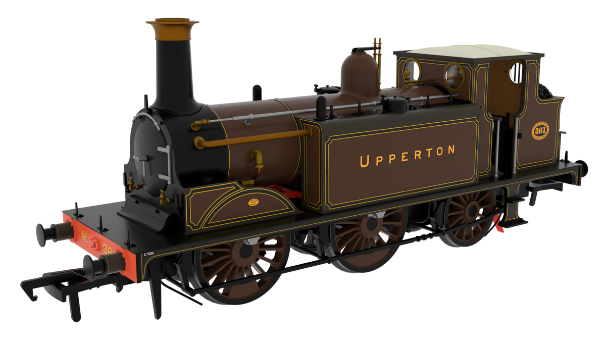 810004 LBSC Class D1 0-6-0T 361 'Upperton' - LBSCR Umber Steam Locomotive